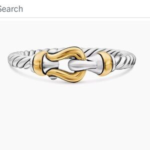 Davis Yurman Petite Buckle Ring size 6